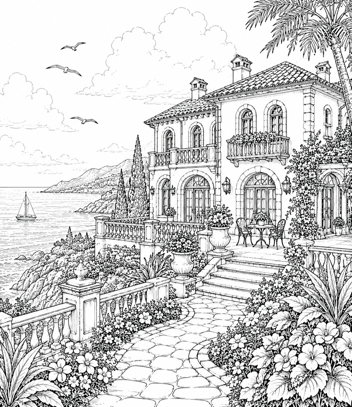 House Coloring Book
