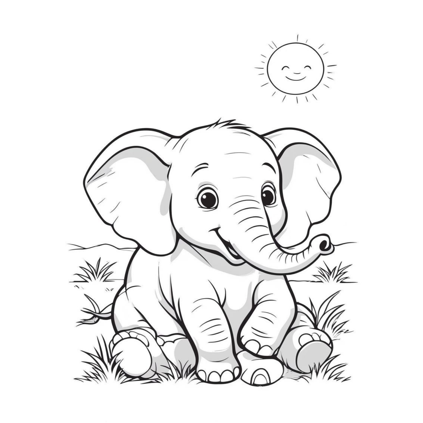 Animals coloring book
