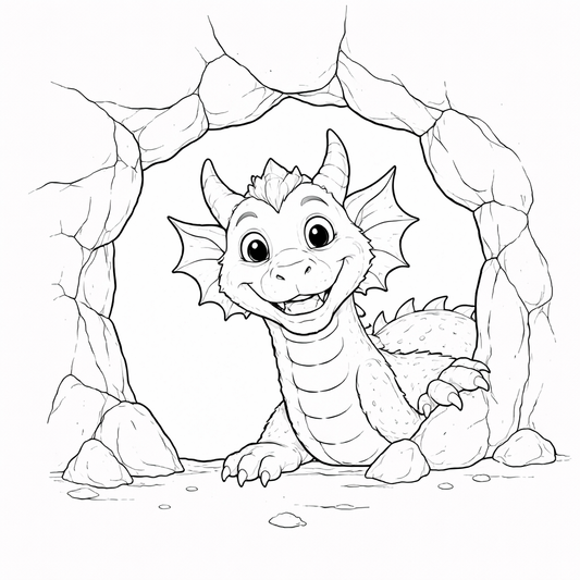Magical Creatures Coloring Book (Digital product)
