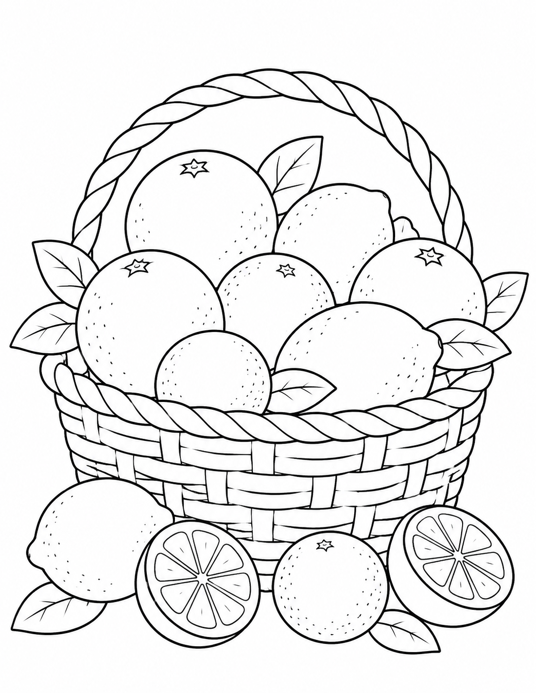 Fruit Coloring Book