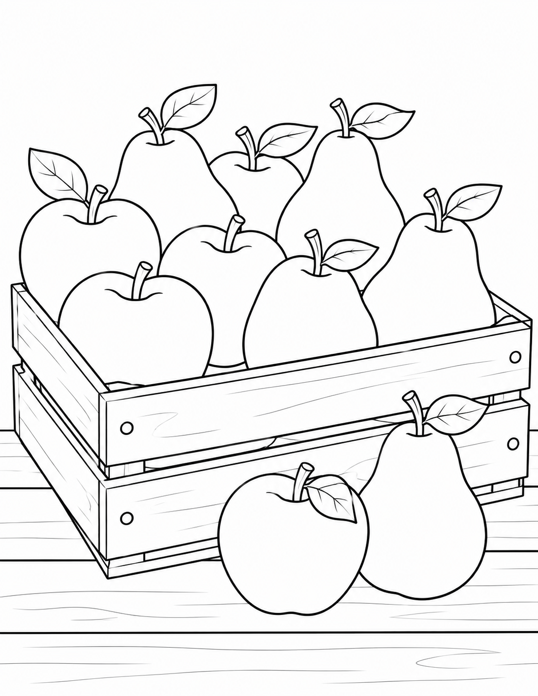Fruit Coloring Book