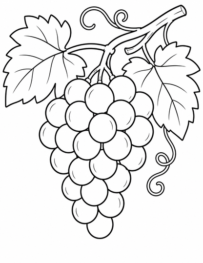 Fruit Coloring Book (Digital product)
