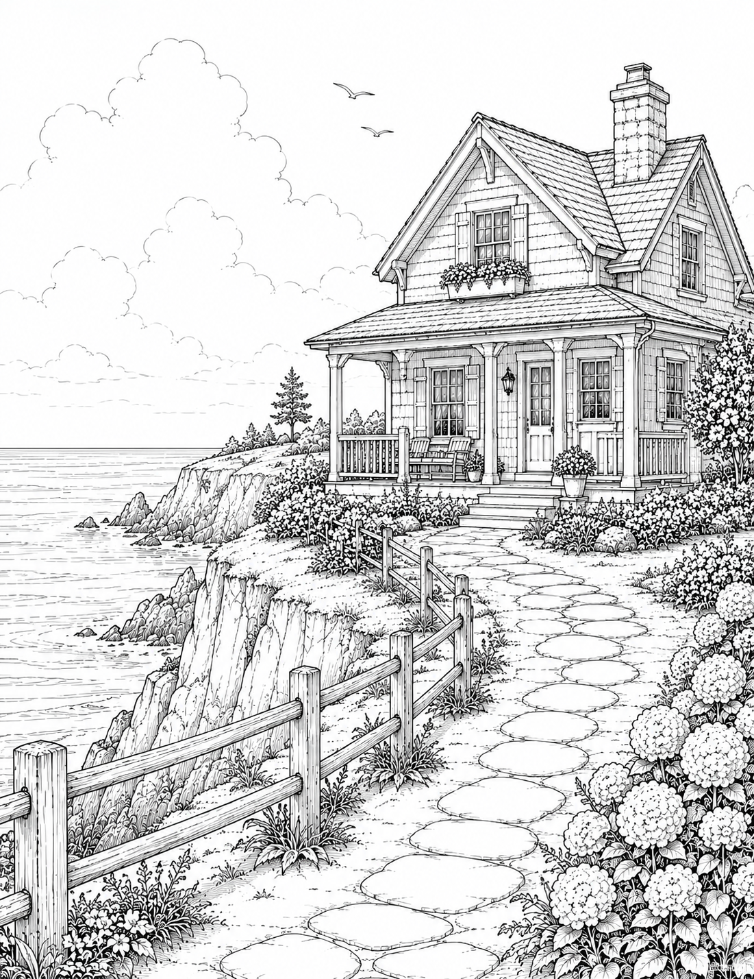 House Coloring Book