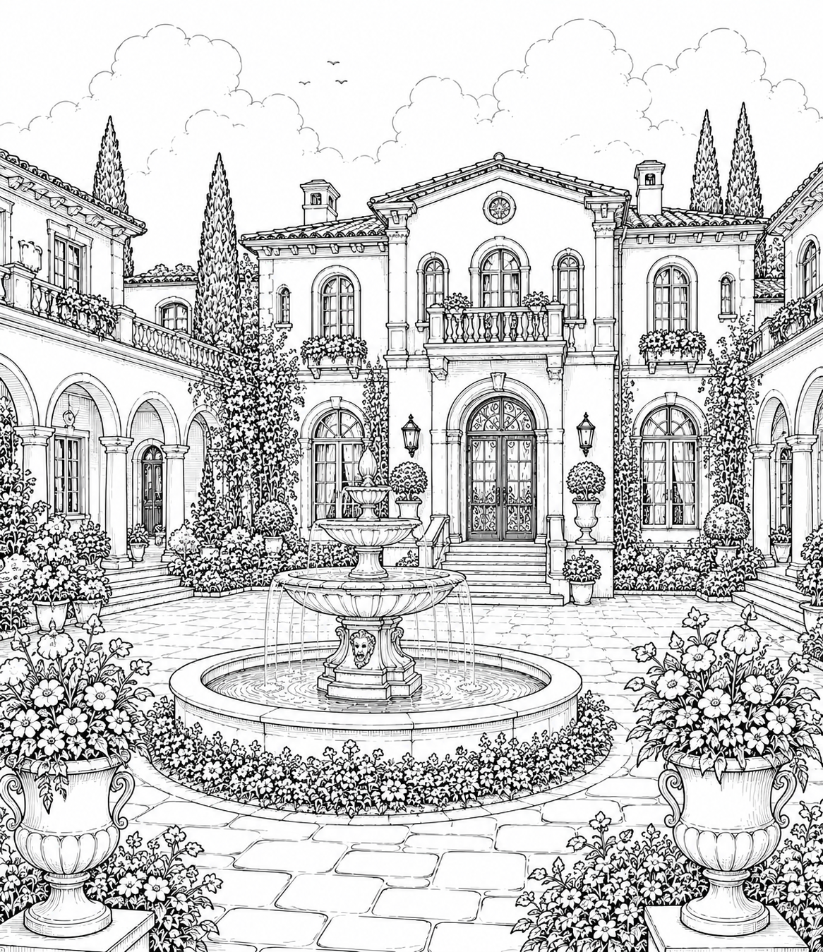 House Coloring Book