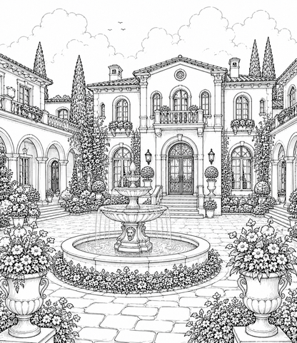 House Coloring Book