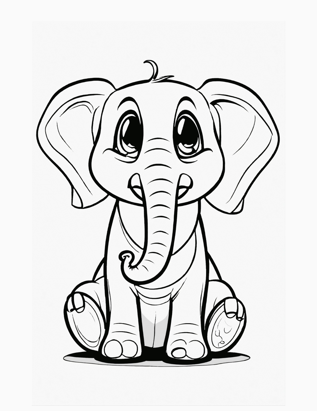 Zoo Animals Coloring Book