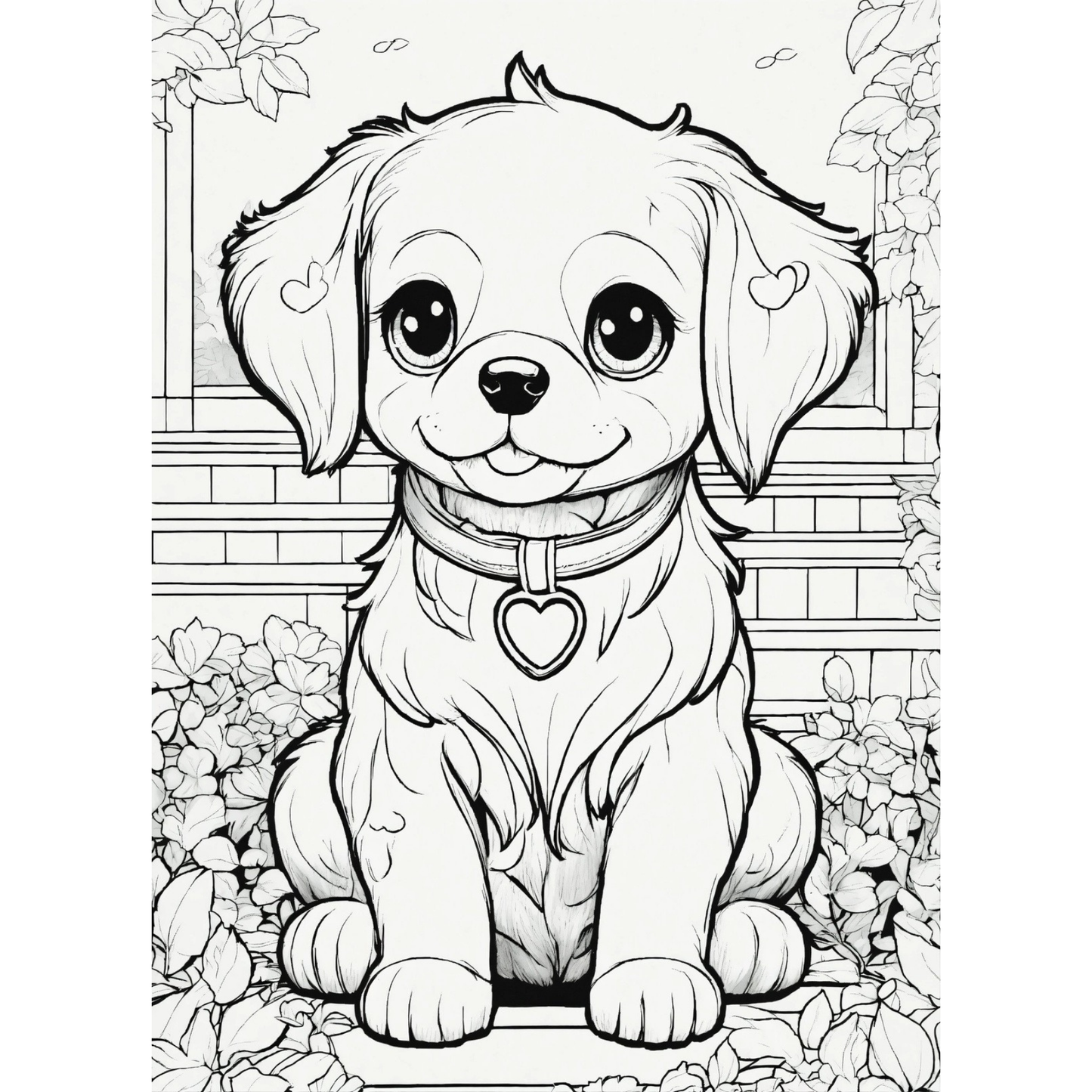 Dog Coloring Book