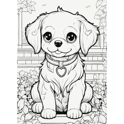 Dog Coloring Book