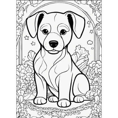 Dog Coloring Book