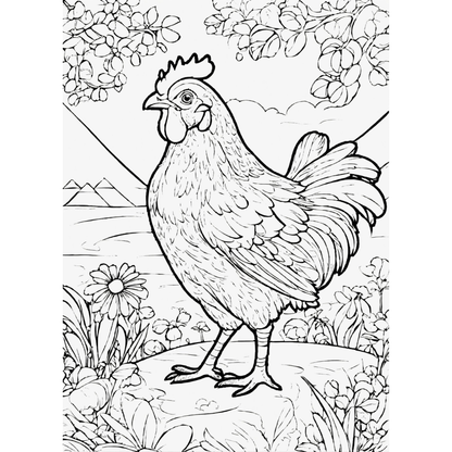 Farm Animals Coloring Book