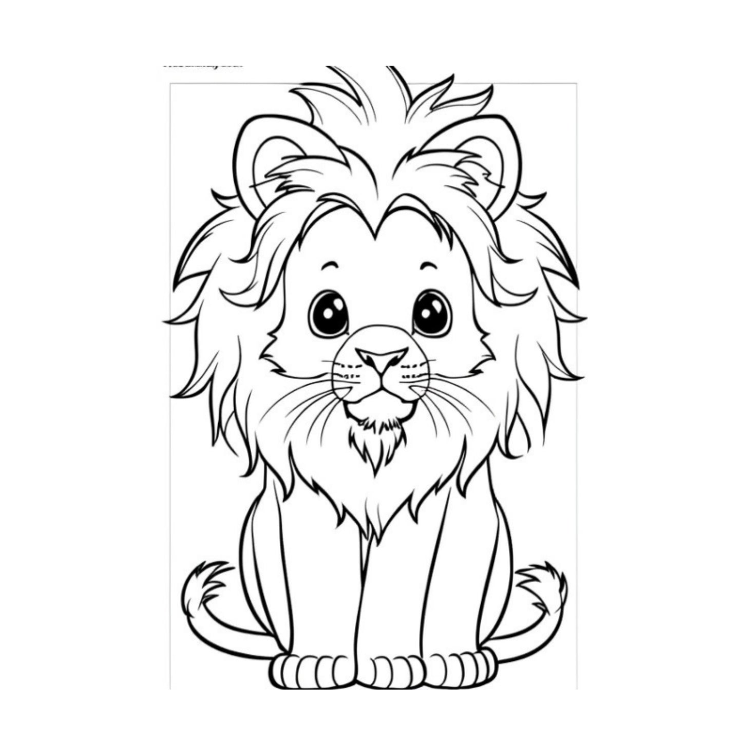 Lion Coloring Book