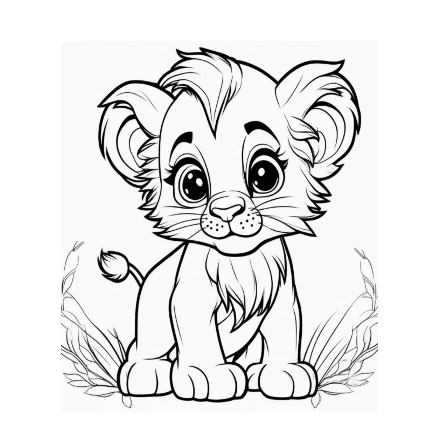Lion Coloring Book