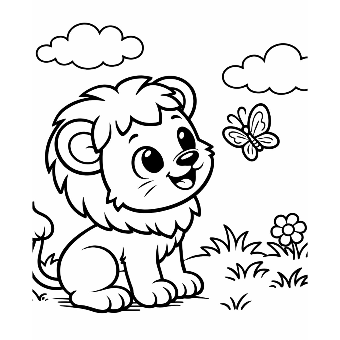 Lion Coloring Book