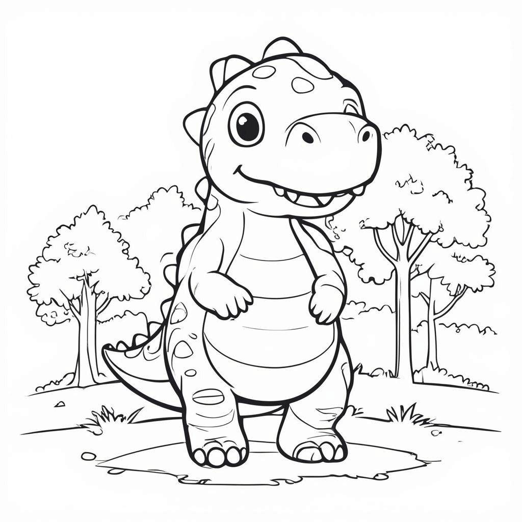 Dinosaur Coloring Book