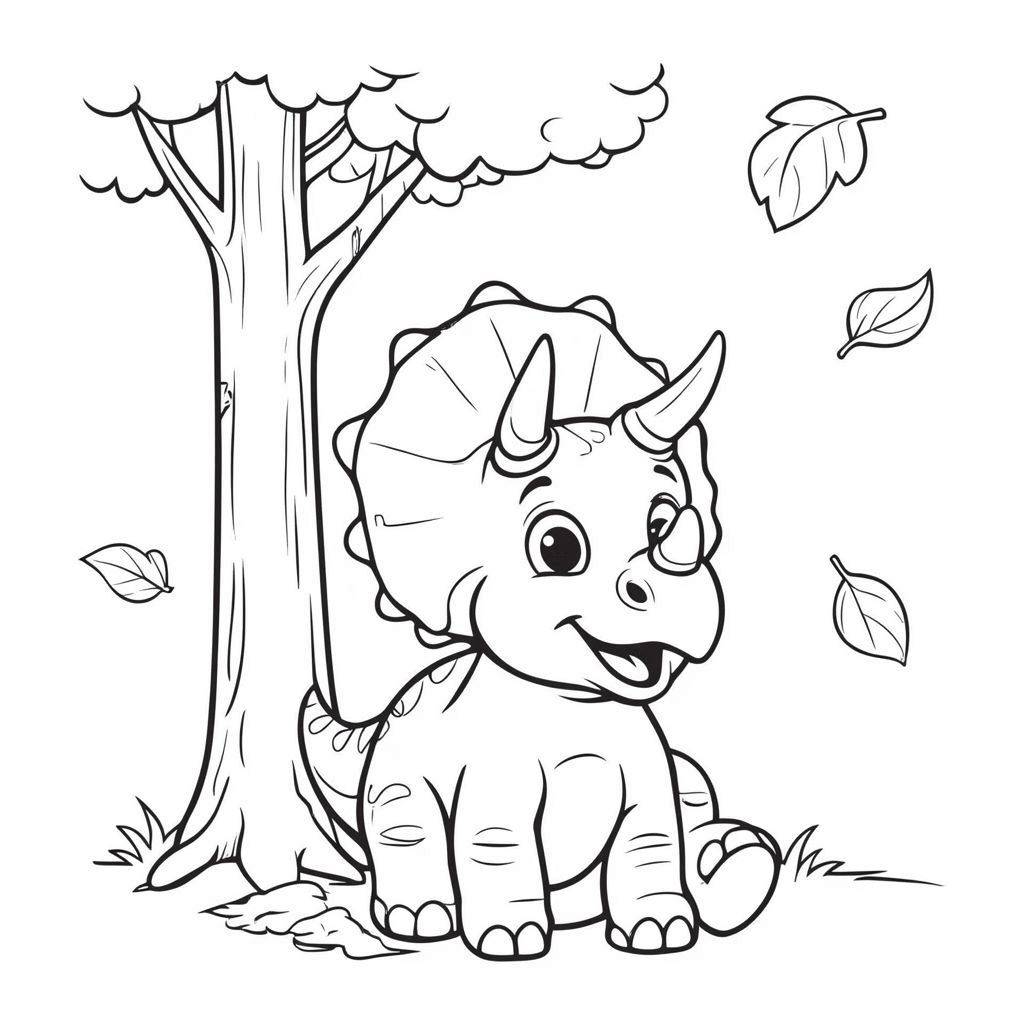 Dinosaur Coloring Book