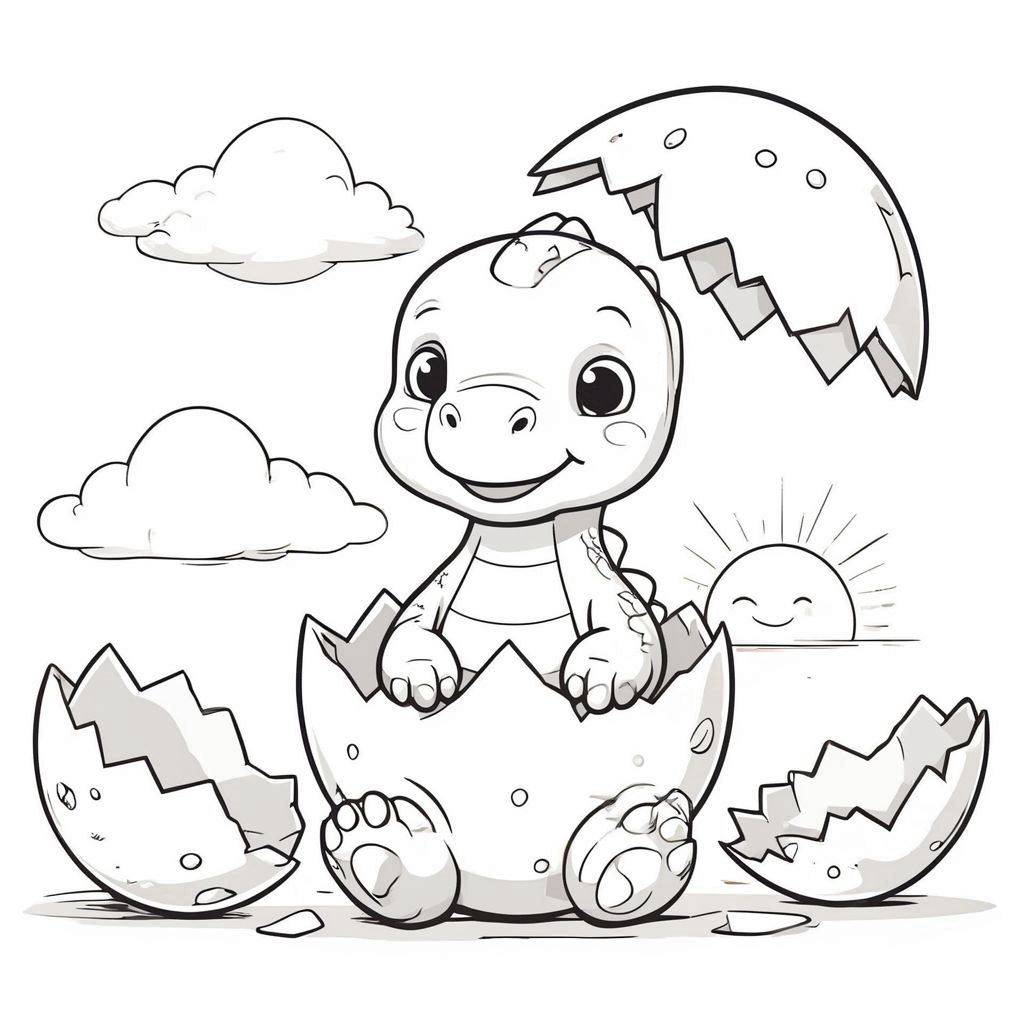 Dinosaur Coloring Book