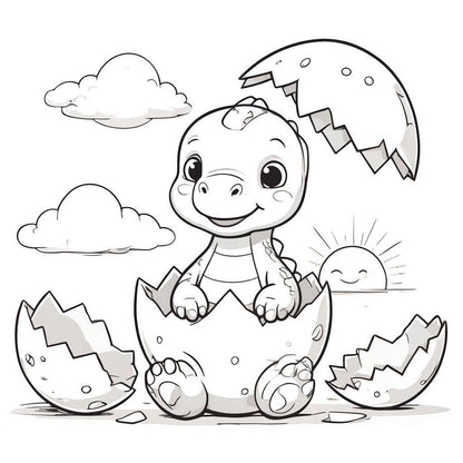 Dinosaur Coloring Book