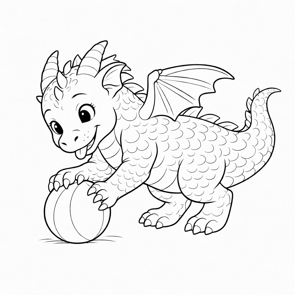 Magical Creatures Coloring Book