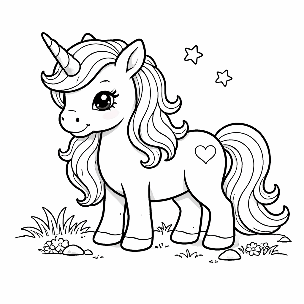 Magical Creatures Coloring Book