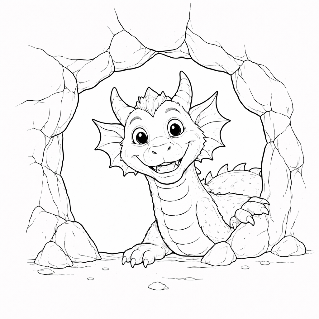 Magical Creatures Coloring Book