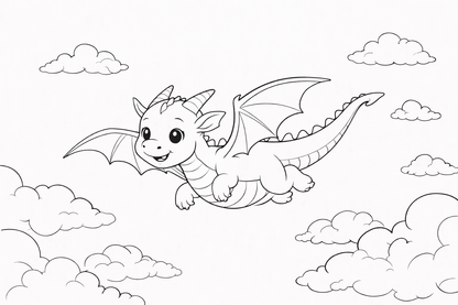 Magical Creatures Coloring Book